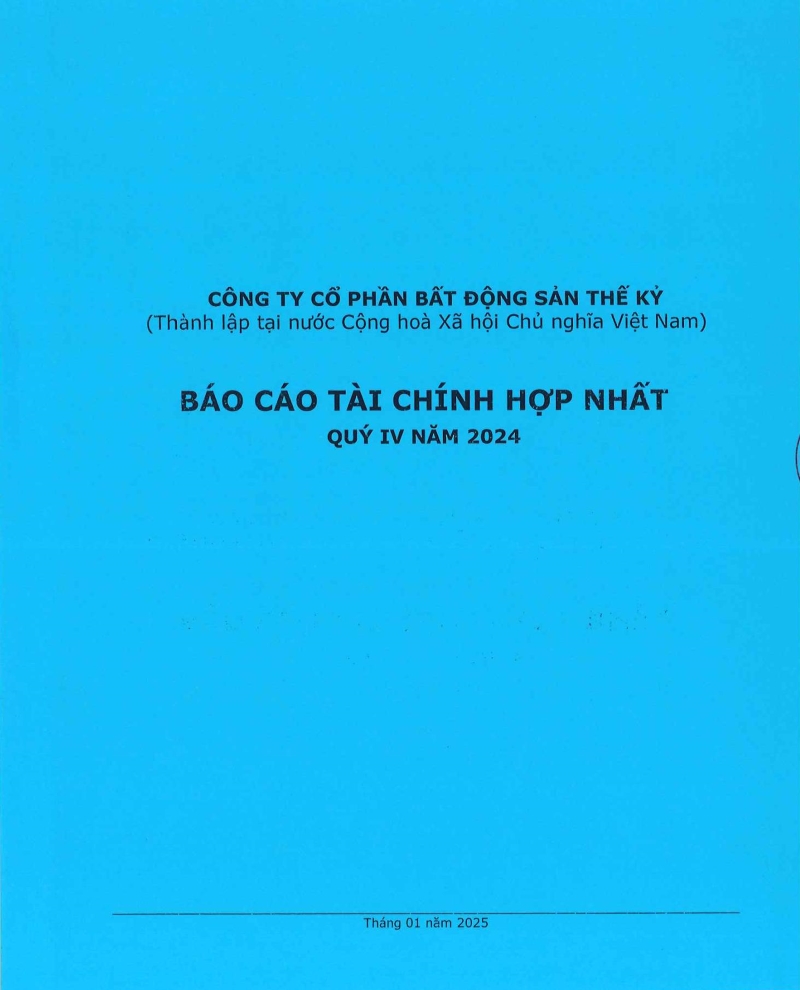 Báo cáo tài chính hợp nhất quý 4 năm 2024